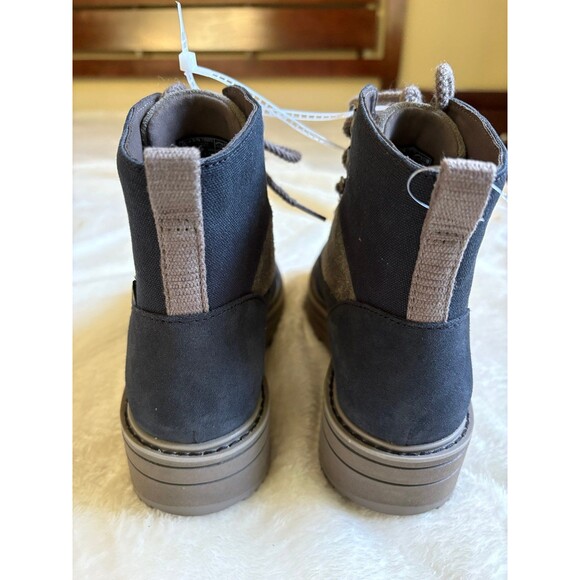 NEW Teva Midform Suede Patchwork Boot, Navy/Tan, Women’s Sz 6.5 - Picture 6 of 9